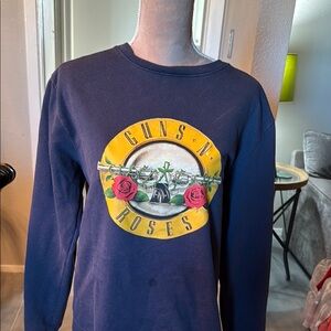 Gray and Gold Graphic Sweatshirt with Iconic Design